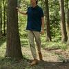 Timberland Męska koszulka polo z krótkim rękawem, slim fit, z pojedynczą perłą, w kolorze głębokiego szafiru A2EPM-433