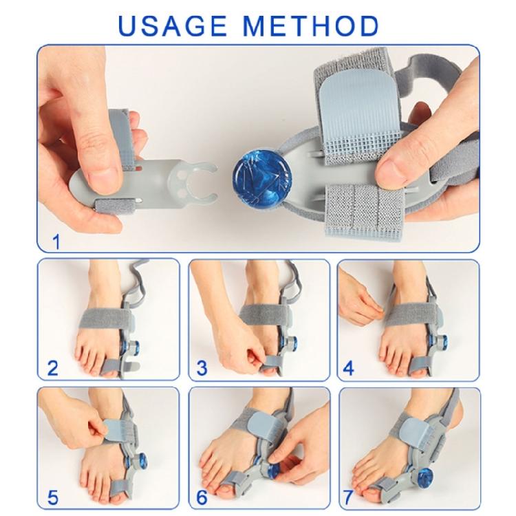Ergonomischer, leicht zu tragender, atmungsaktiver Zehenkorrektor für Damen und Herren, bequeme Fußpflege, verstellbarer Zehentrenner