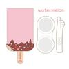 Ice Cream Style Contact Lens Case Leak-Proof Contact Lenses Case Contact Lens Box  for Travel
