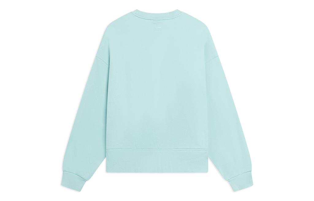 Li Ning Sports Life Collection Sweatshirt Spring Fall Women's Sea Foam Green AWDSF70-7