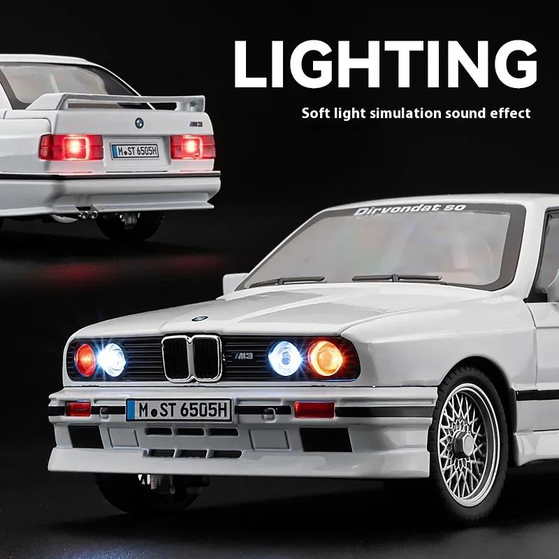 1:24 1988 M3 E30 Modified Classic Racing Vehicle Alloy Diecast Painting Model Car Private Collectibles Goods For Wholesale F
