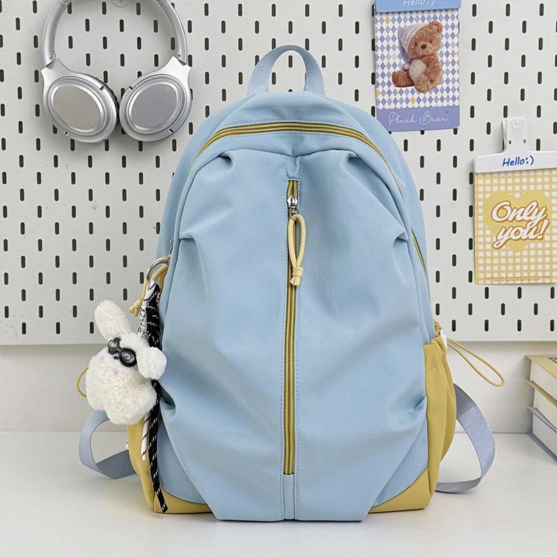Schoolbag, Korean Style Ins, Stylish and Aesthetically Pleasing, Versatile for Middle and High School, Large-capacity Backpack, College Student Casual