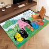 1pc Barbapapa Print Area Rug - Soft, Washable Non-Slip Indoor Mat, Living Room, Home Office Decorative Rug,Office Decorative