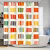 Shower Curtain Waterproof Modern Abstract Art Geometric Pattern Bathroom Decor Fabric Liner Vintage Style Home Textile Quick Dry