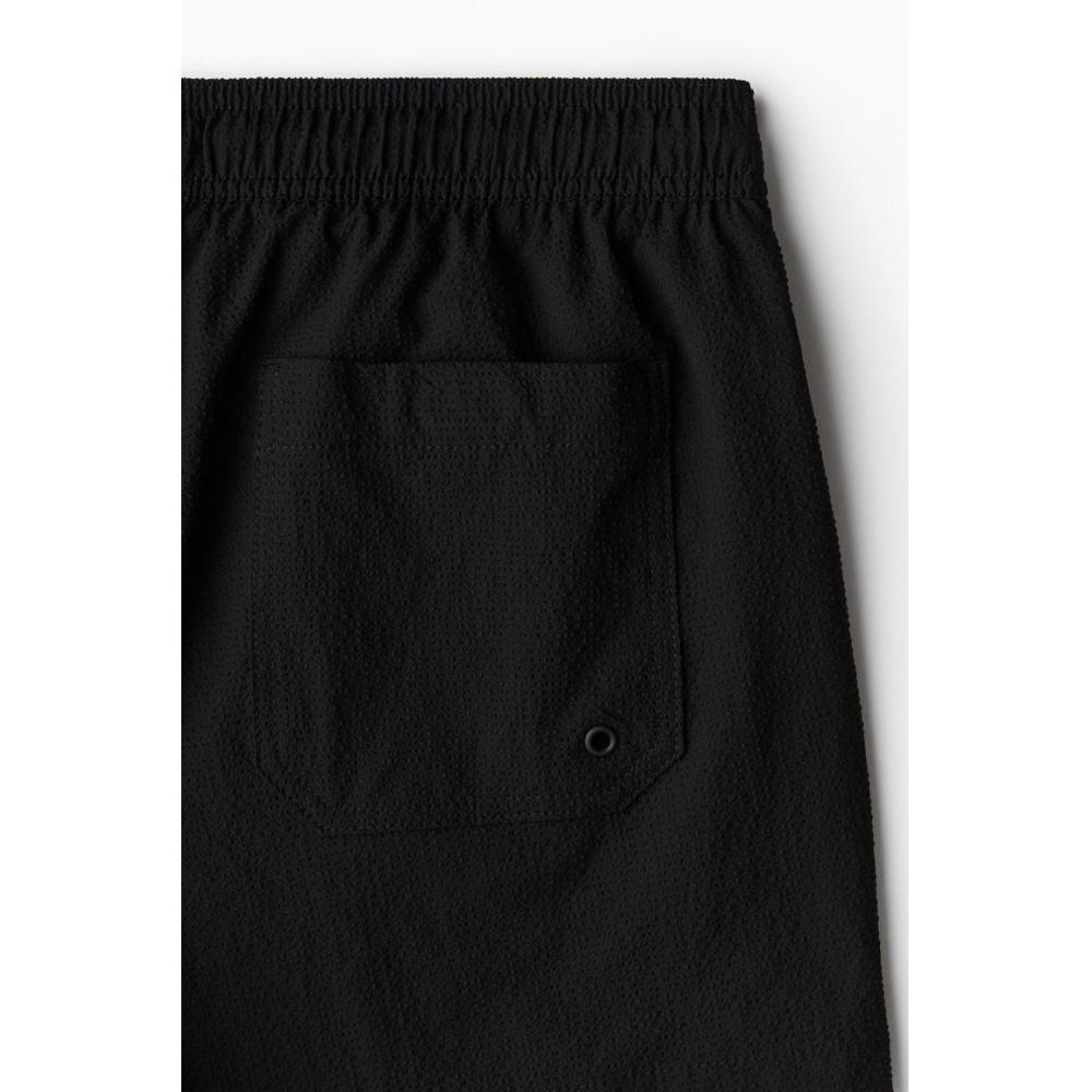 H M Seersucker swiM sHorts Black