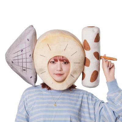Kaburimon Cosplay Halloween Kopfschmuck Oden Unisex Braun [Klarer Stein]