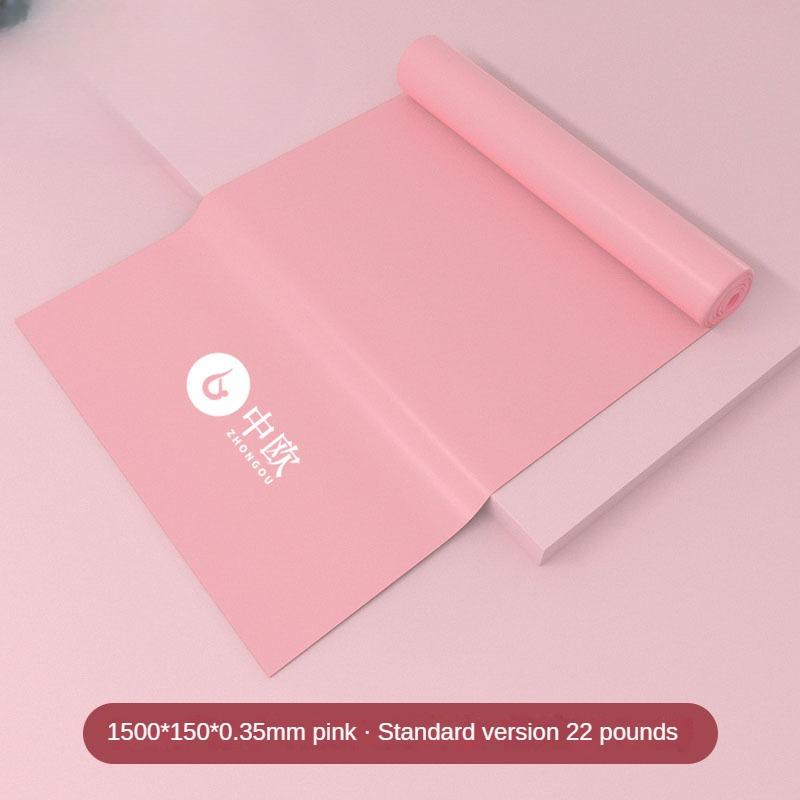 Lina napinająca Kolor Arkusz oporu Siła Męska i Damska 1,5 metra Elastyczna taśma Ciemnoniebieski Arkusz napinający do jogi Taśma napinająca TPE