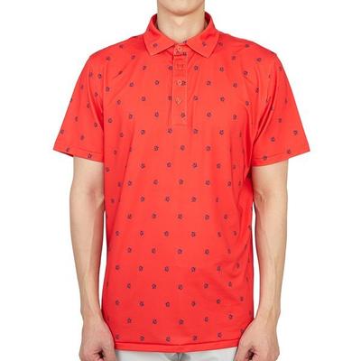 G For Mini GS Tech G4mf22k105 Poppy Men S Golf ShorT Sleeve T ShirT Slim fiT