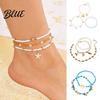 Tropical Vacation Anklets Bohemian Seashell Starfish Anklet Beach Foot Jewelry