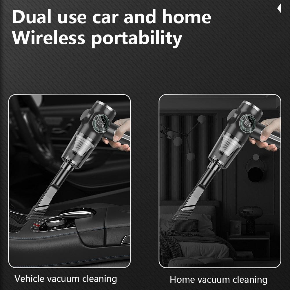 Wireless Powerful Vacuum Cleaner Strong Suction Vacuum Cleaner USB Charging Small Household Car Vacuum Cleaner