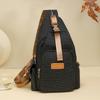 Leichte Brusttasche für Damen Kariert Mehrzweck-Rucksack
