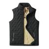 Woodpecker Herren-Weste mit Fleece-Futter und Stehkragen - Herbst/Winter 2025, Unifarben, für mittleres und älteres Alter.