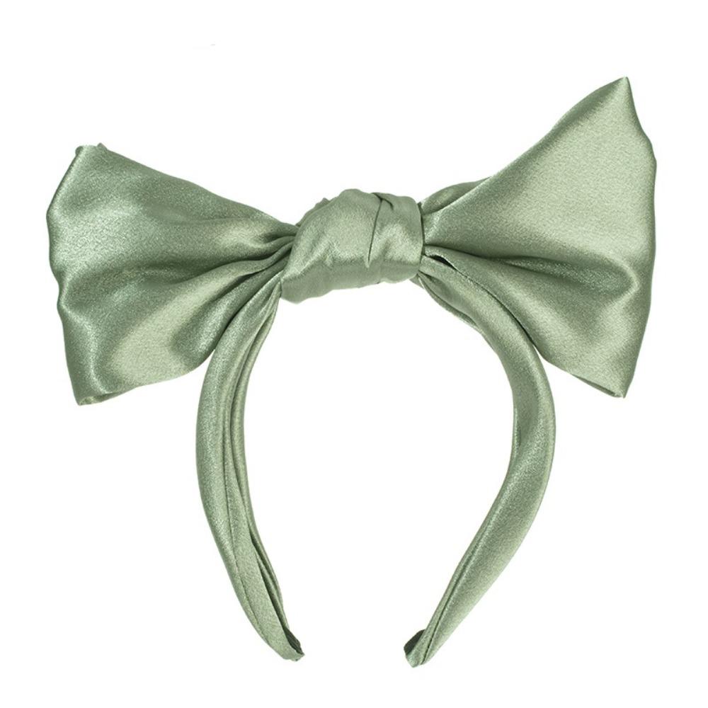 Lovely Bowknot Headband Satin Cosplay Hair Hoop Fashion Lolita Hair Band  Costume Decoration