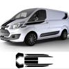 Car Stickers Van Vinyl Decals For Ford Transit Tourneo Custom MK7 MK8 MK9 Sport STRIPE KIT Auto Tuning Accessories