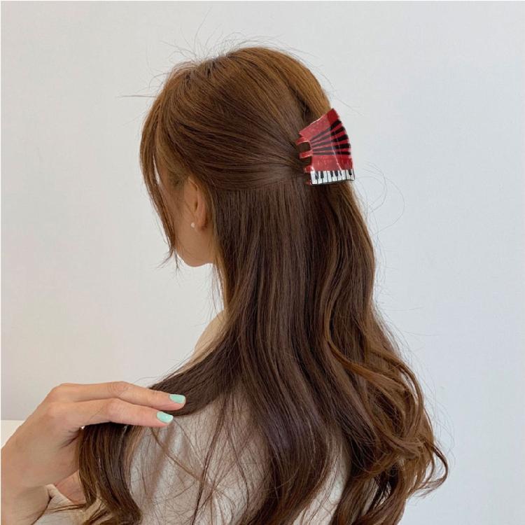 Multipurpose Acrylic Hair Claw Clip Musical Instrument Design Hairpin Hair Ornament For Women Gift For Music Lover