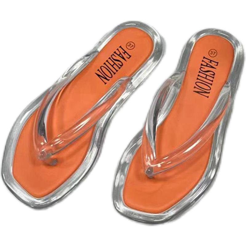 Nuevas Chanclas Planas de Suela Suave para Mujer, Moda de Verano 2023, Zapatos de Playa