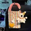 Cute Car Hanging Tissue  Bag Love pattern Vehicle Trash Bin  Car Interior Accessories