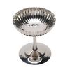 Ice Cream Serving Cup Creative Stainless Steel Footed Ice Cream Bowl for Dessert Pudding
