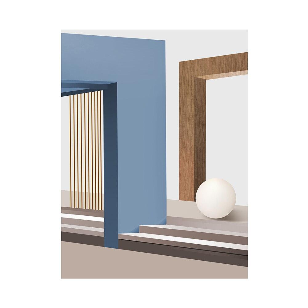 Abstract Geometry Decorative Paintings Nordic Luxury Woman Posters and Prints Wall Art for Living Room Porch Decor