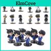 Cute Detective Conan Q Version Figures Set Of 6 Desk Display Cake Topper Home Decoration