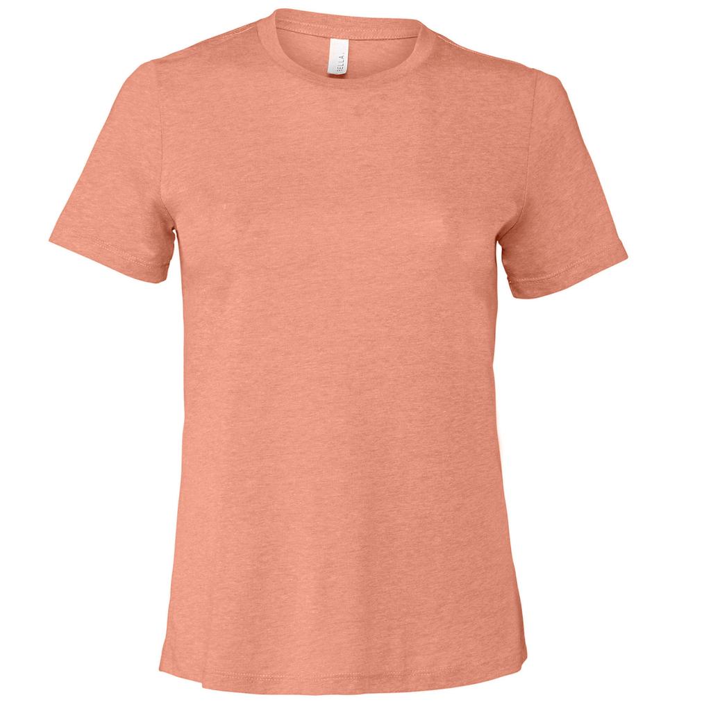 Bella + Canvas Womens/Ladies Heather Jersey Relaxed Fit T-Shirt