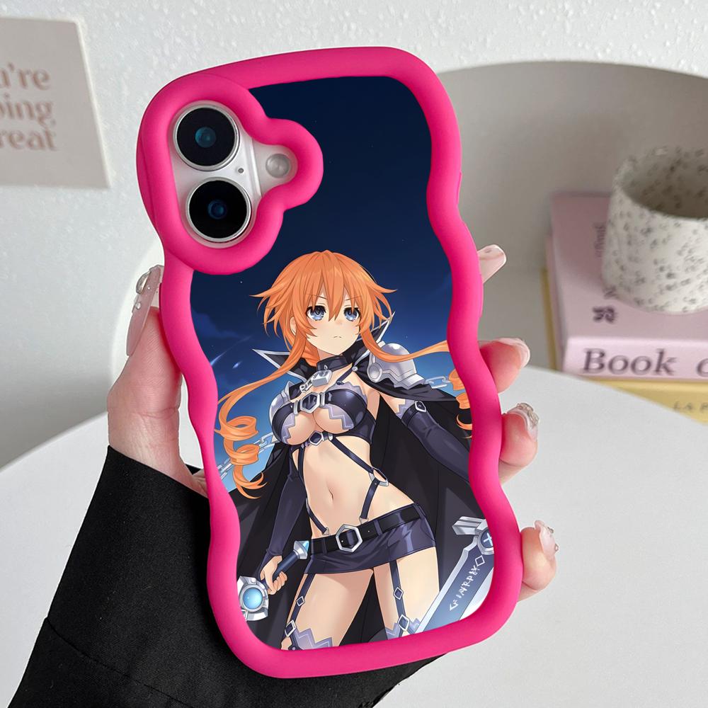 Date a Live Yamai Kaguya Wavy Edge TPU Mobile Phone Case for iPhone 17 16 15 14 13 12 11 Air Pro Max Plus Colorful Cover iPhone 11 Pro