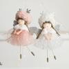 Cartoon Angel Antlers Girl Pendant Handmade Christmas Tree Hanging Decoration  Party Favors