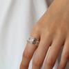 NORMALLEE [Silver 925] Weight Line Open Ring