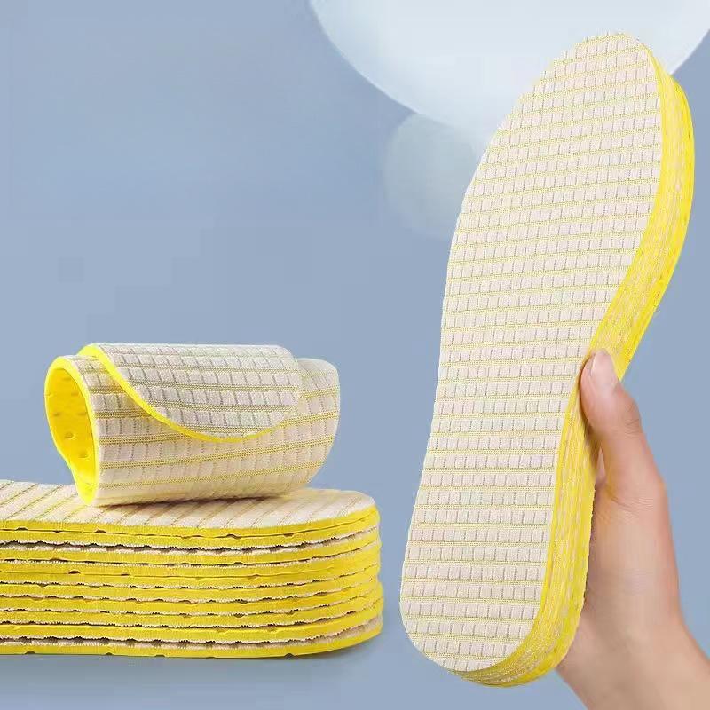 

Унисекс Спортивные и Военные Кожаные Стельки - Мягкие, Отрезные, Летние Тонкие Size 43-45 жёлтый