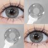 Eyeshare New MELBOURNE Contact Lenses 1 Pair Natural Brown/Gray Eye Lens 14.2mm Beautiful Softlens