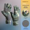 XG55 Outdoor Non-Slip Half-Finger Fishing Gloves: Breathable, Sweat-Absorbent, Wear-Resistant, Ice Silk Design. Ideal for Fishing, Cycling.