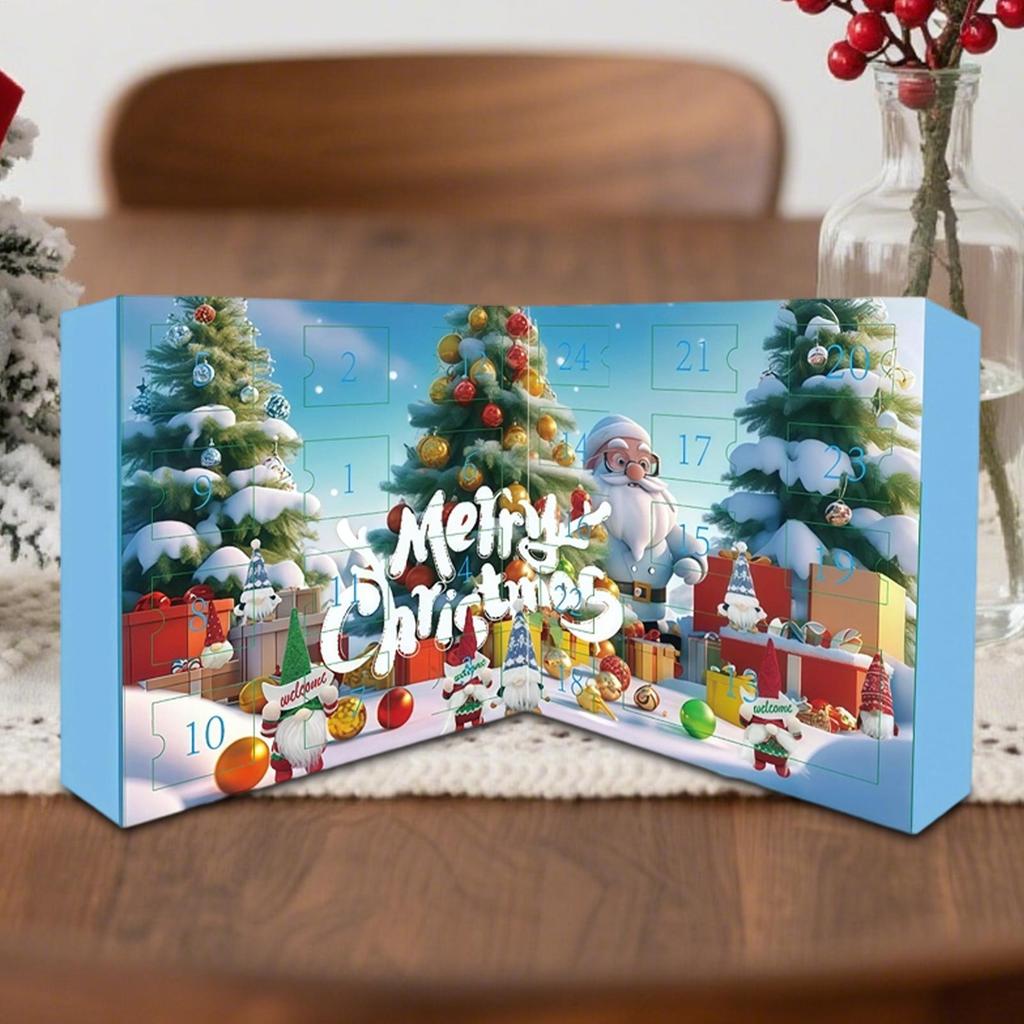 Christmas Calendar Countdown 24 Days Christmas Pendant Gnome Set Holiday Ornament Pendant Decoration Gnome For Girls Teenagers