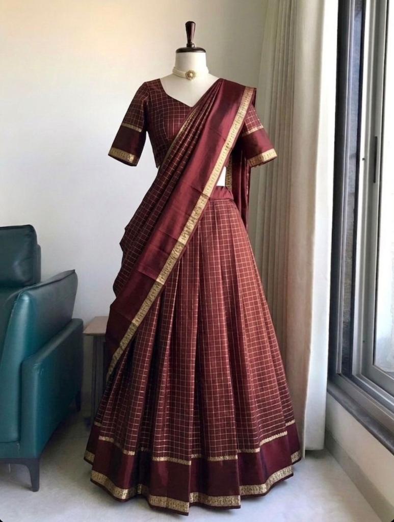 Ensemble Lehenga Choli de Fête Indien Pakistanais Bollywood Lehenga Robe Dupatta