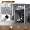 100x187x160cm Bicycle Garage, Waterproof Outdoor Bicycle Shed with Steel Frame & UV Protection – For Bicycle, Motorcycle, Scooter, Garden Tools