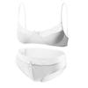Sexy Men's Lace Trim Lingerie Panties Set Man Sissy Two Piece Crossdresser Underwear Spaghetti Strap Bra with Briefs