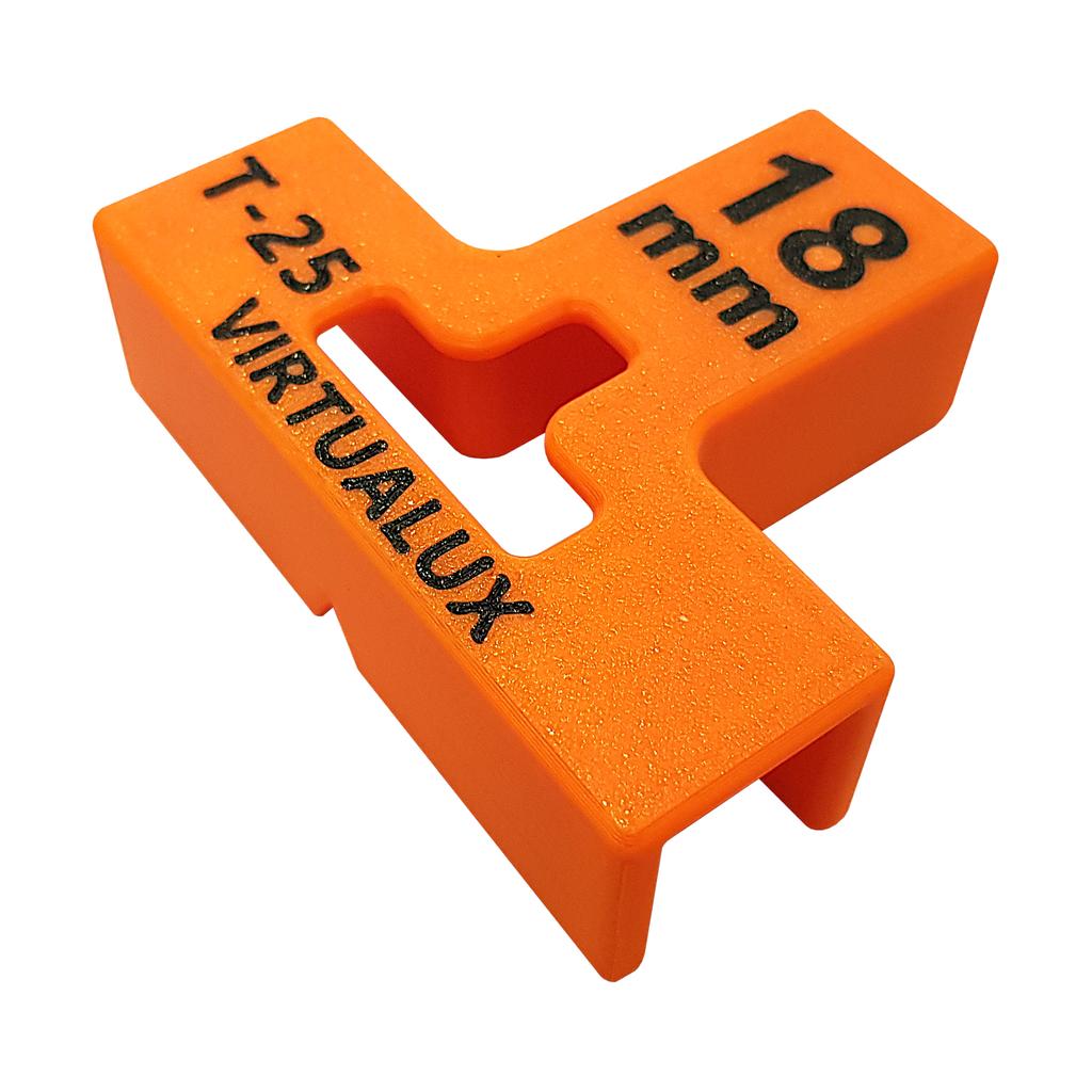 Set of 6 Carpenter' Clamps -25 + T-25 for 18mm Boards