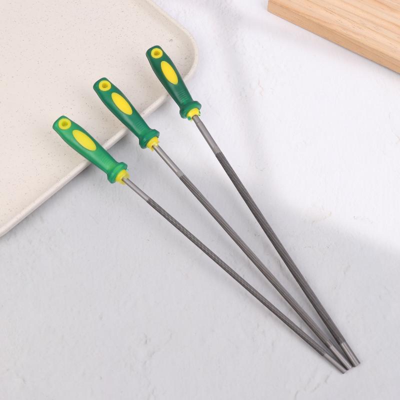 4.0Mm 4.8Mm 5.5Mm Round High Carbon Steel Saw Chain Files Kit Chain Saw Sharpening File For Chainsaw Accessories Woodwork Tools