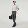 YOUNGOR Men's Wrinkle-Resistant Short-Sleeve Shirt VSTP114773SBA