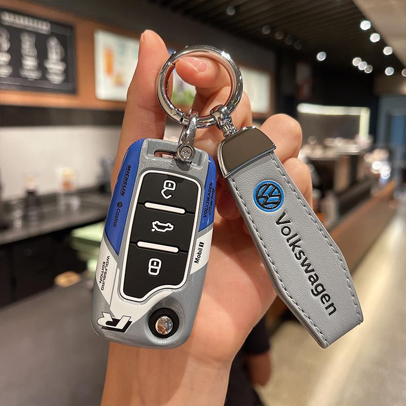 Para VOLKSWAGEN VW Estilo Funda para Llave de Coche Cubierta Para VW Volkseagen Passat B8 Magotan Para Skoda Superb A7 Kodiaq Seat