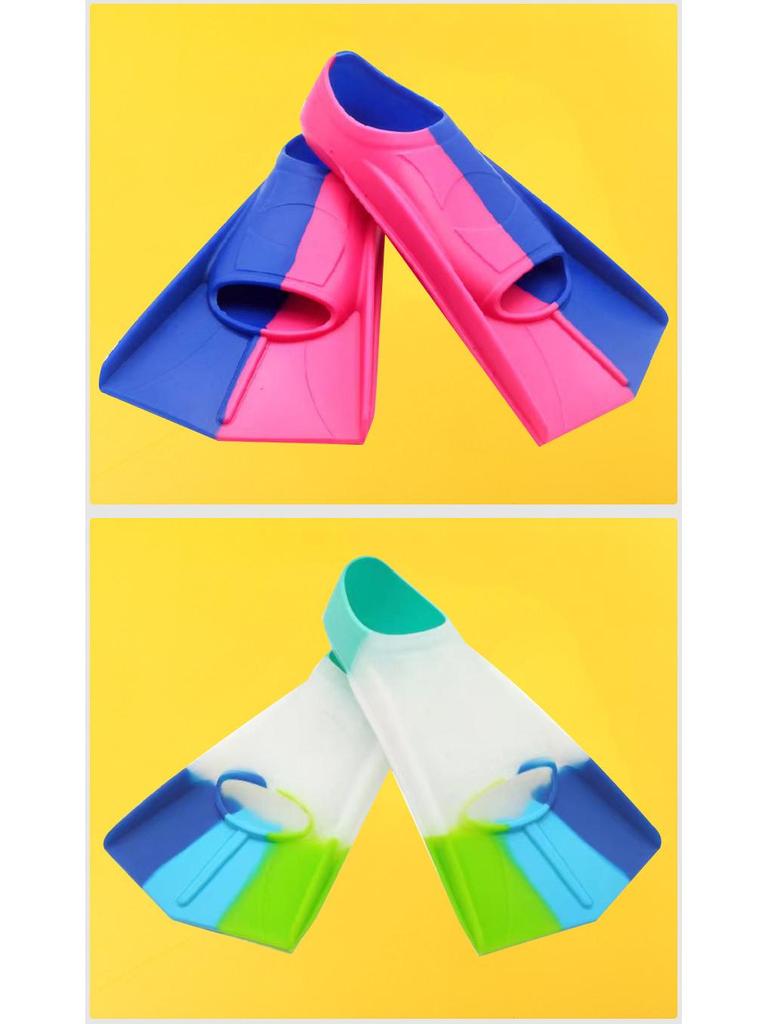 Professional Silicone Non-Slip Swimming & Diving Fins for Adults & Children, Ideal for Training