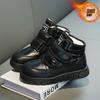 Girls' Velvet Warm Cotton Shoes Thickened Snow Boots 2025 Winter New Middle-aged and Older Children's Waterproof Short Boots Children's Cotton Boots