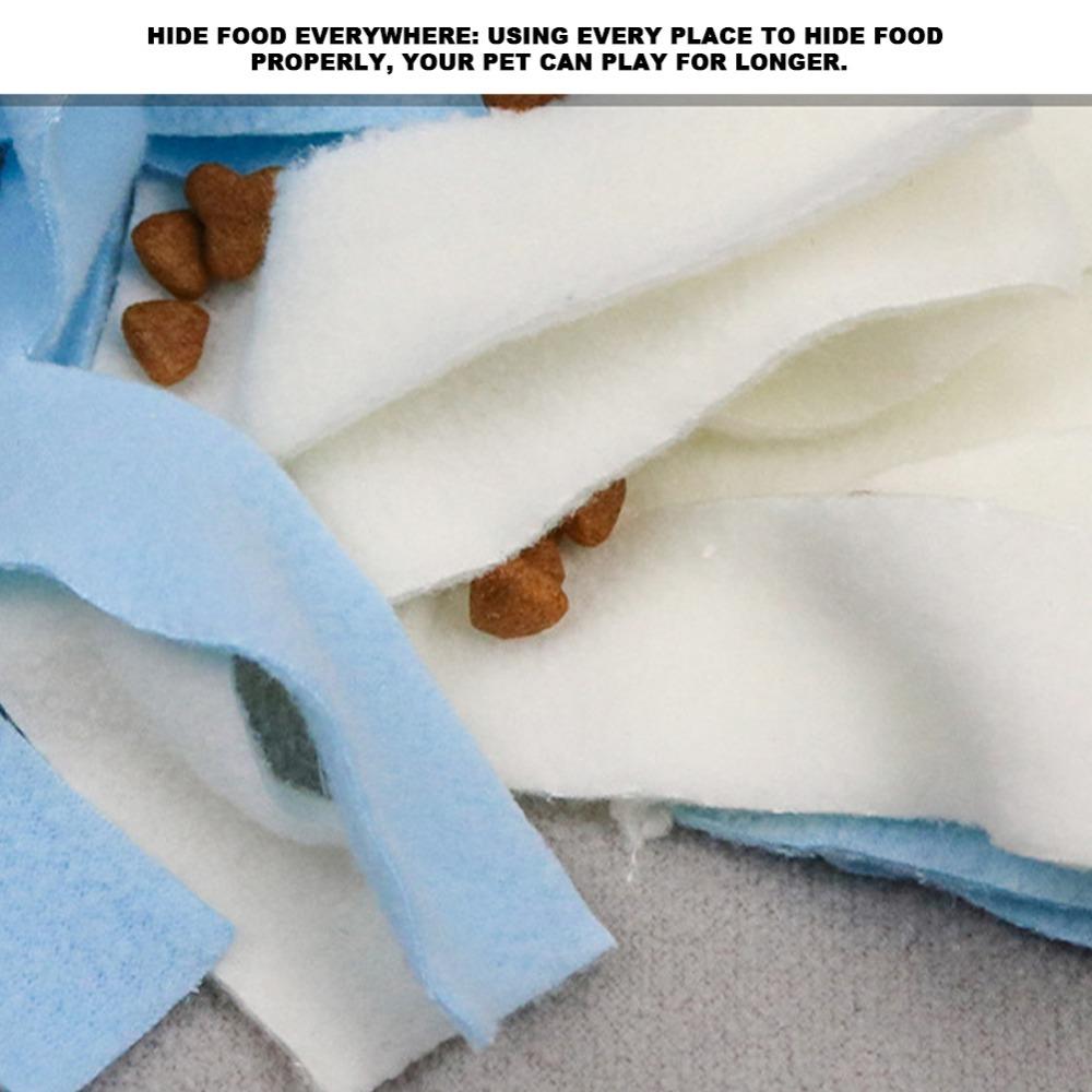 Washable Surface Dog Snuffle Mat Multi Layer Strips Slow Feeding Mat Restlessness Calming