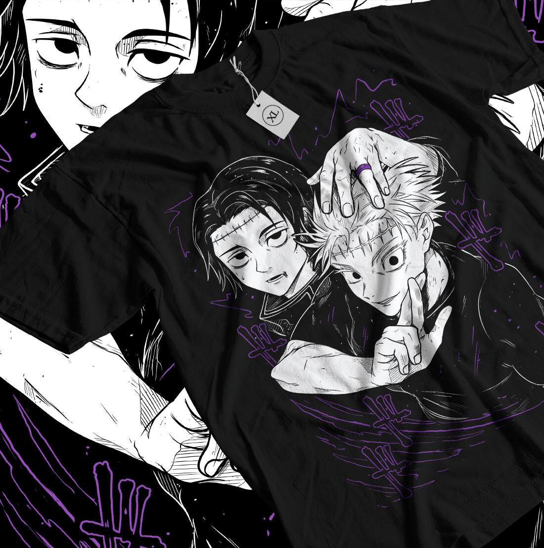 Gojo Yuta T-shirt Jujutsu Kaisen Satoru Gojo Girl Horror Anime Shirt All Size S
