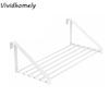 Wall Mounted Iron Shoe Drying Rack Space Saving Large Capacity Clothes Drying Rack Cat Hammock Shoe Rack for Balcony