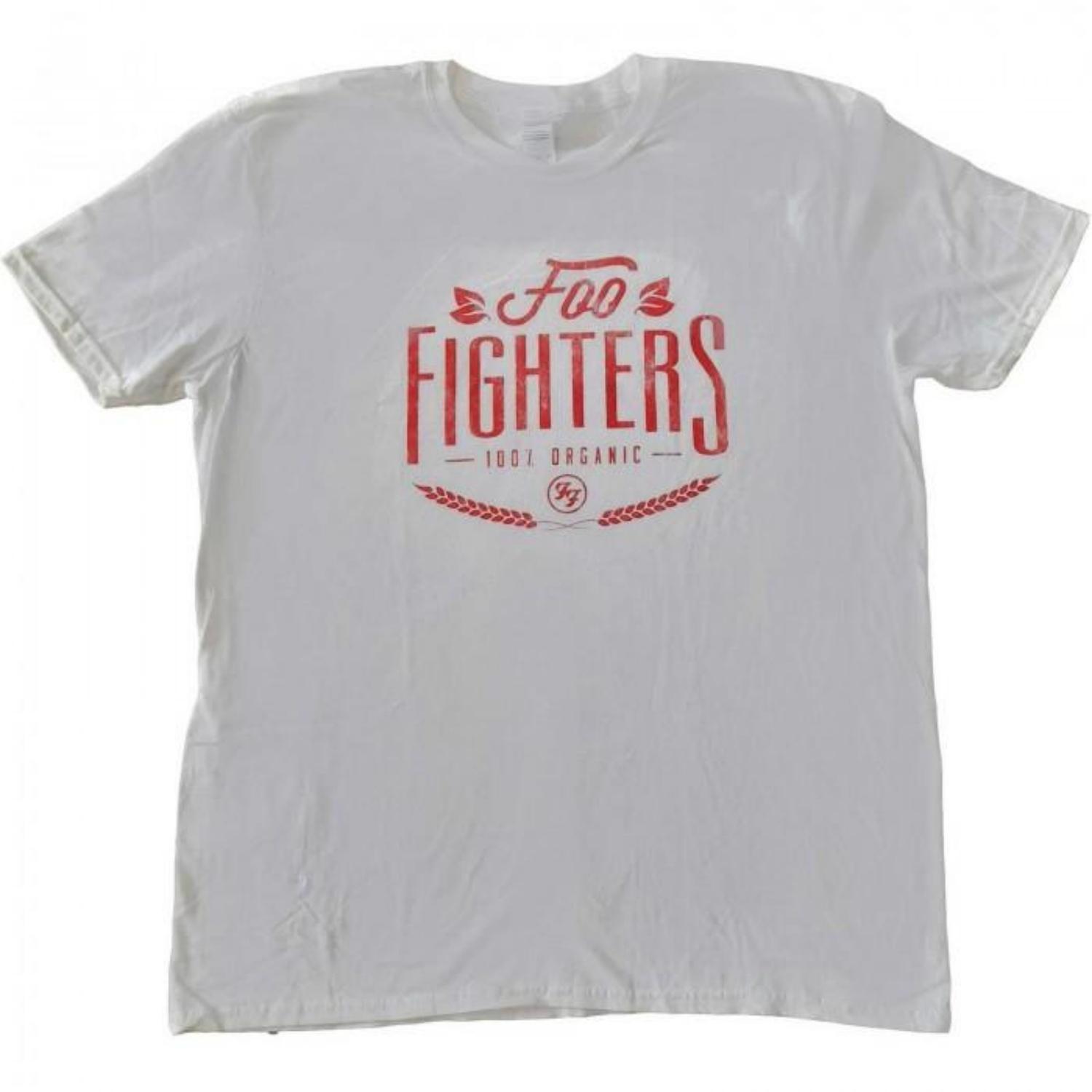 Foo Fighters Unisex Adult 100% Organic Cotton T-Shirt S разноцветный