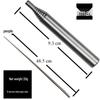 Retractable Stainless Steel Fire Blower Stick - Compact Camping Fire Starter Tool