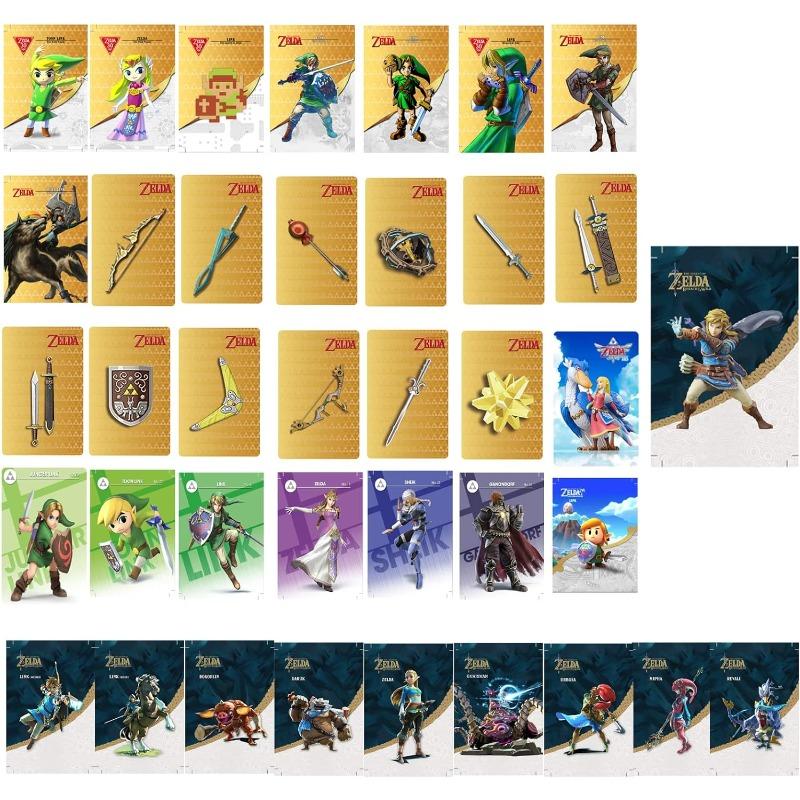 

40 мини-карт NFC, совместимых с Tears of The Kingdom и Breath of The Wild