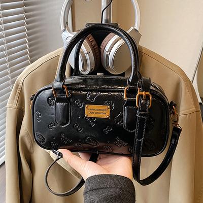 Borsa a Mano alla Moda ed Elegante Borsa Bowling Grande Capacità Borsa a Tracolla da Pendolare