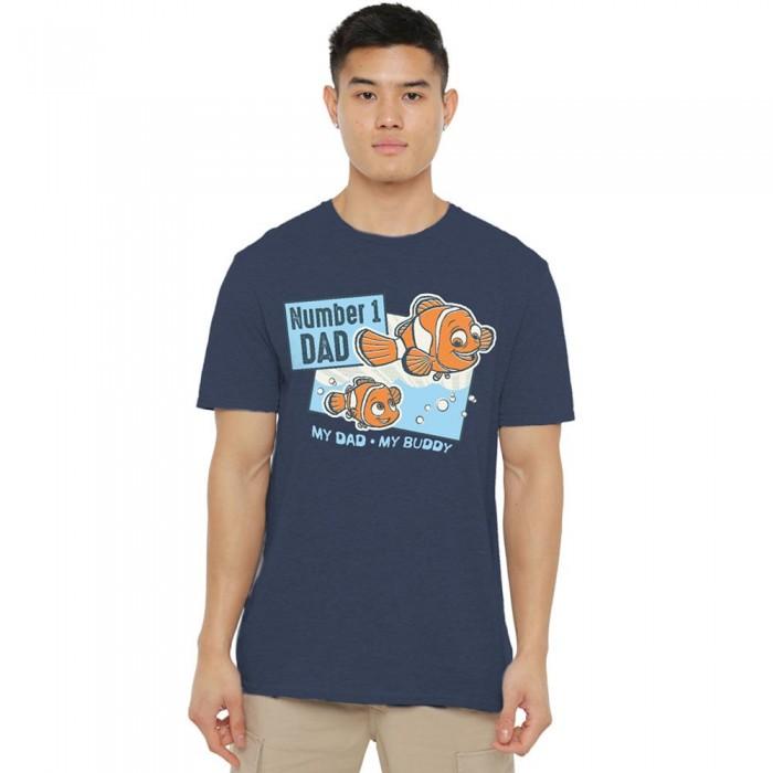 Finding Nemo Unisex Adult Number 1 Dad Marlin Heather T-Shirt