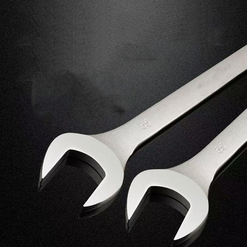 Large Dual-Purpose Wrench Double Headed Plum Blossom Opening Dumb Wrench Car Self-Defense Wrench 42 43 46 50 55 60